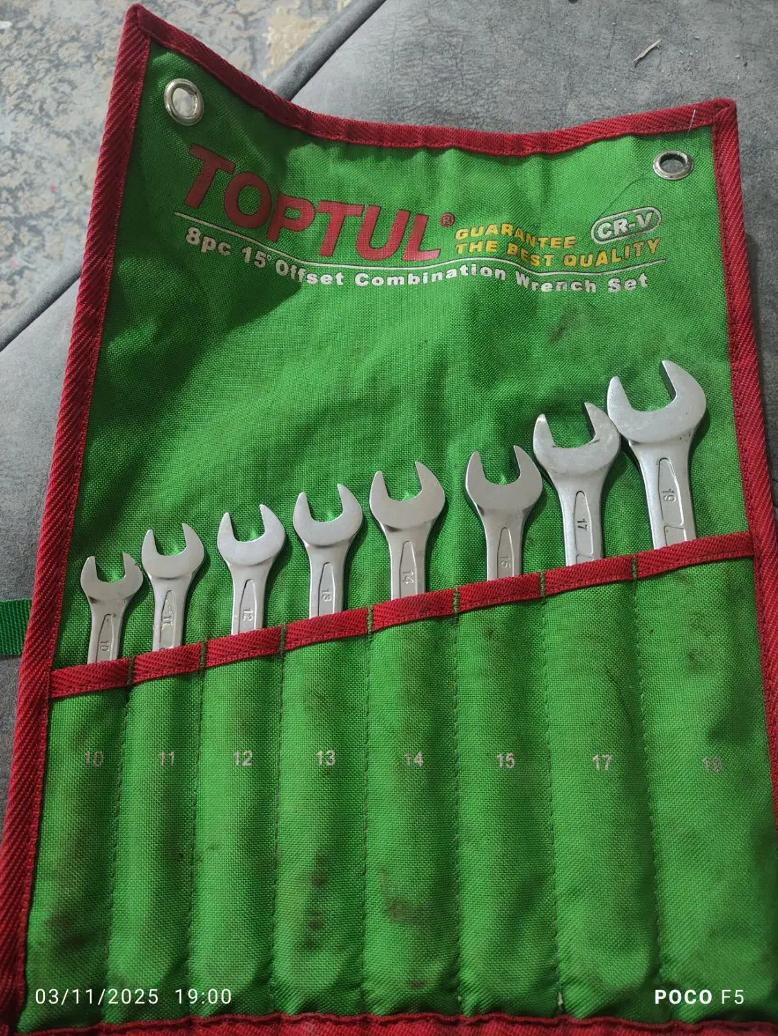 ست آچار TopTuL|ابزارآلات|اهواز, کوی باهنر|دیوار