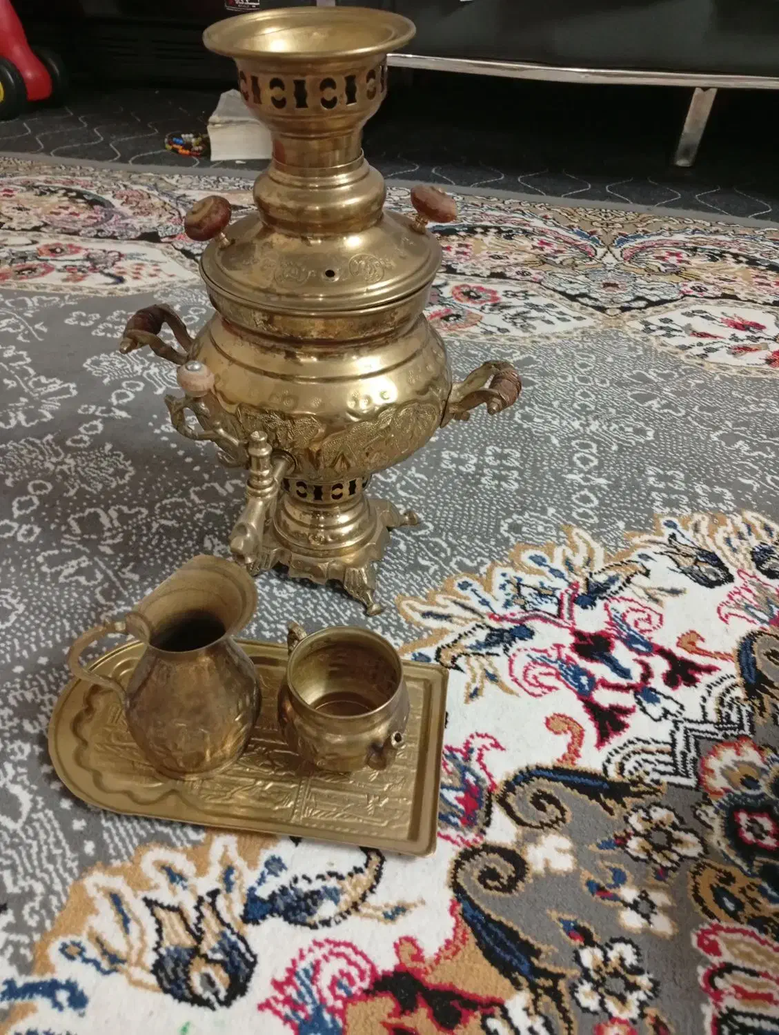 سماور برنج|صنایع دستی و سایر لوازم تزئینی|ری, جوانمرد قصاب|دیوار