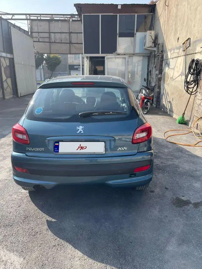 پژو۲۰۷فلز مدل۱۴۰۲ رنگ سبز انگوری|خودرو سواری و وانت|شهریار, شهریار|دیوار