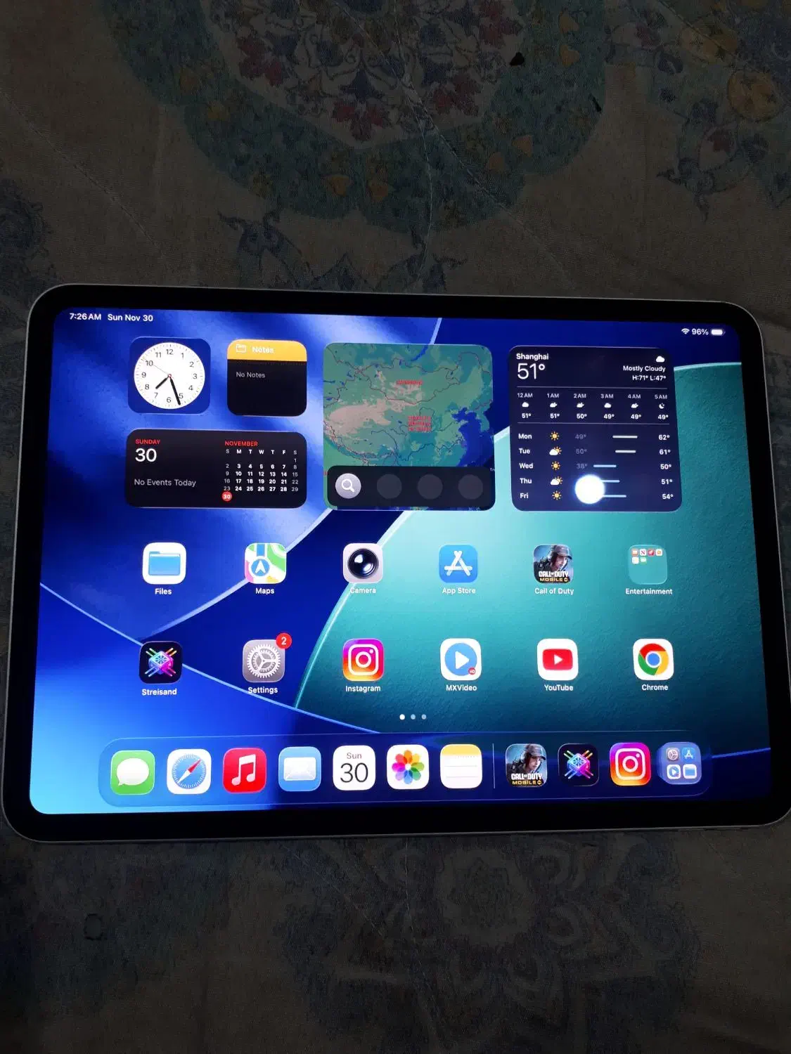 ipad pro M5 Wifi آیپد پرو ۱۱ اینچ 2025|تبلت|تهران, صد دستگاه|دیوار