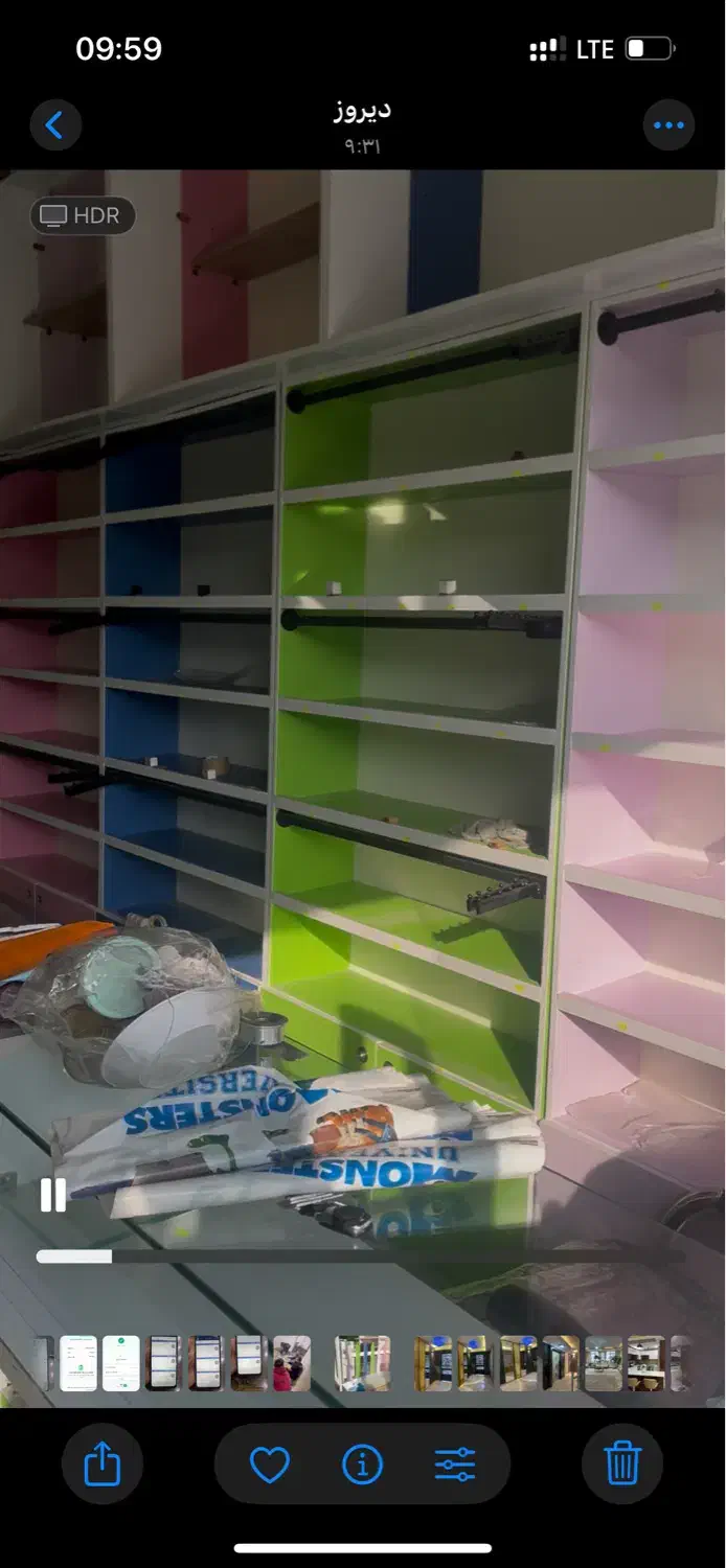 دکور و قفسه های فروشگاه بچه گانه|فروشگاه و مغازه|گرمدره, |دیوار