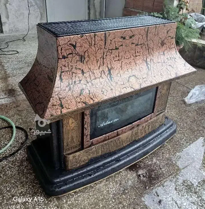 بخاری شومینه ای کاملا سالم|بخاری، هیتر، شومینه|قائم‌شهر, |دیوار