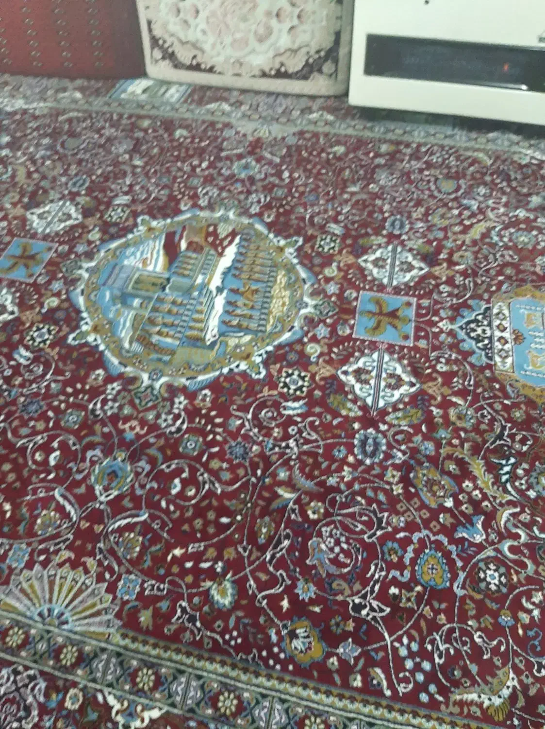 فرش ۱۲ متری|فرش|قم, نیروگاه|دیوار