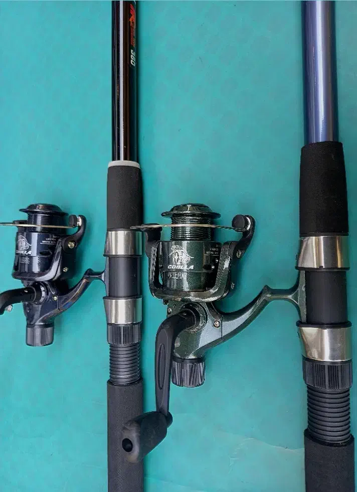 چوب ماهیگیری 3/60 با چرخ ماهی گیری نخ و قلاب آماده|ماهیگیری|تهران, بهار|دیوار