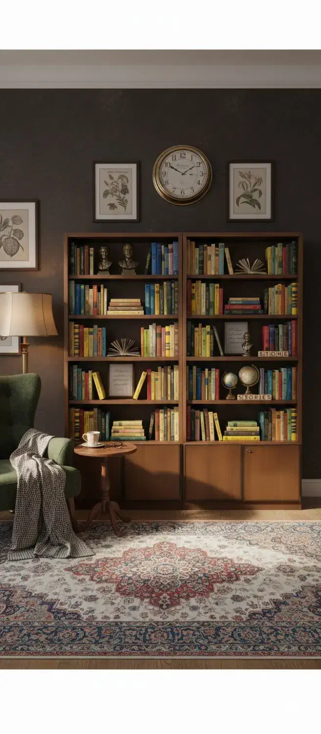 ۲ عدد کتابخانه چوبی|کتابخانه، شلف، قفسههای دیواری|تبریز, |دیوار