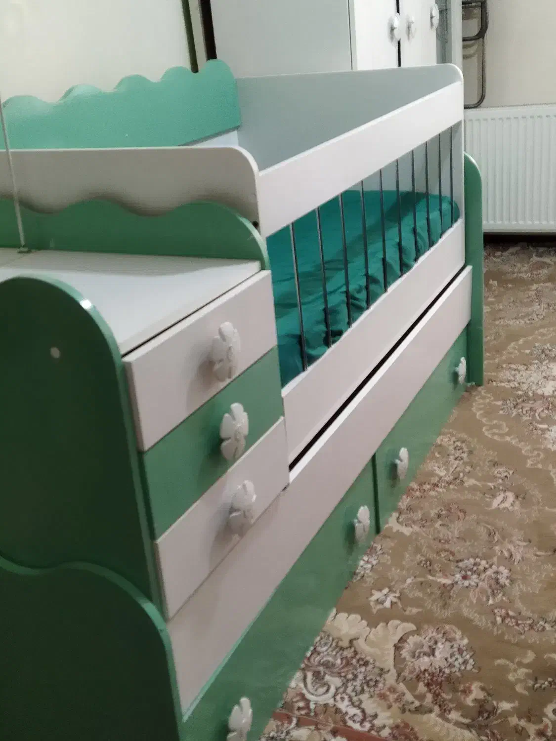 تخت و کمد کودک و نوجوان گهواره شو|تخت و صندلی بچه|پرند, فاز ۶|دیوار