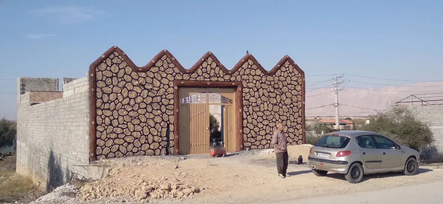 نما کاری طرح سنگ وچوب|خدمات پیشه و مهارت|بهبهان, |دیوار