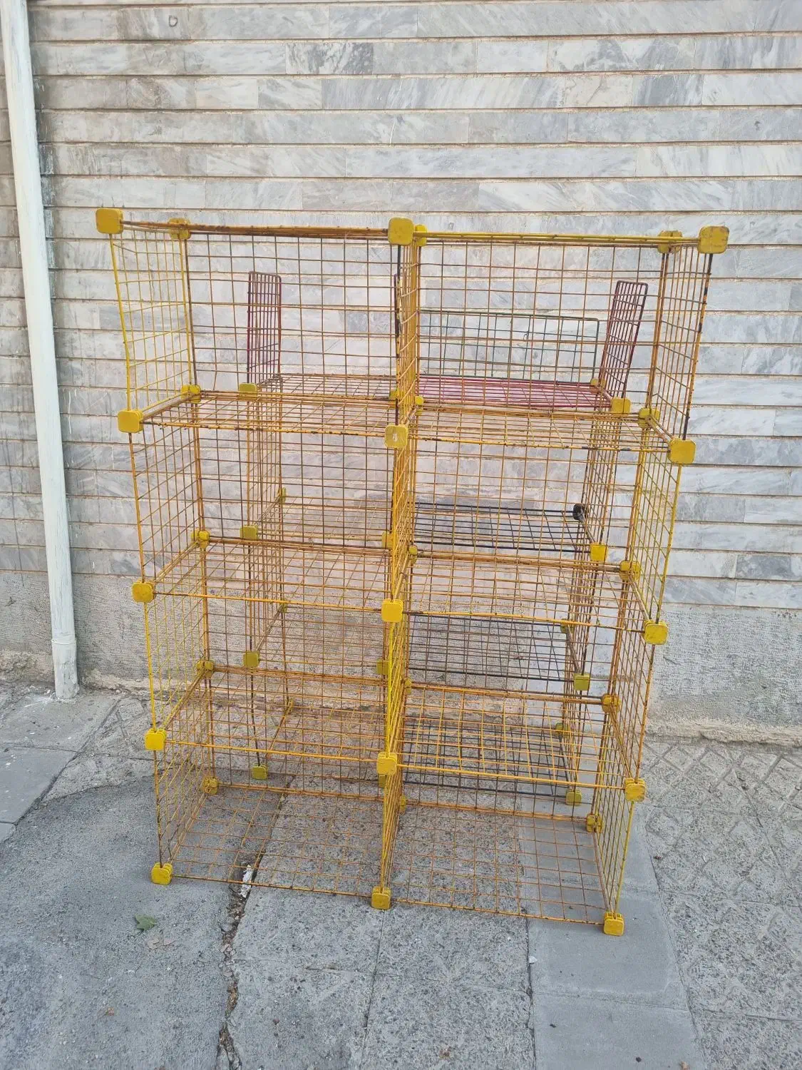 قفسه مشبک|کتابخانه، شلف، قفسههای دیواری|کرج, بنیاد|دیوار