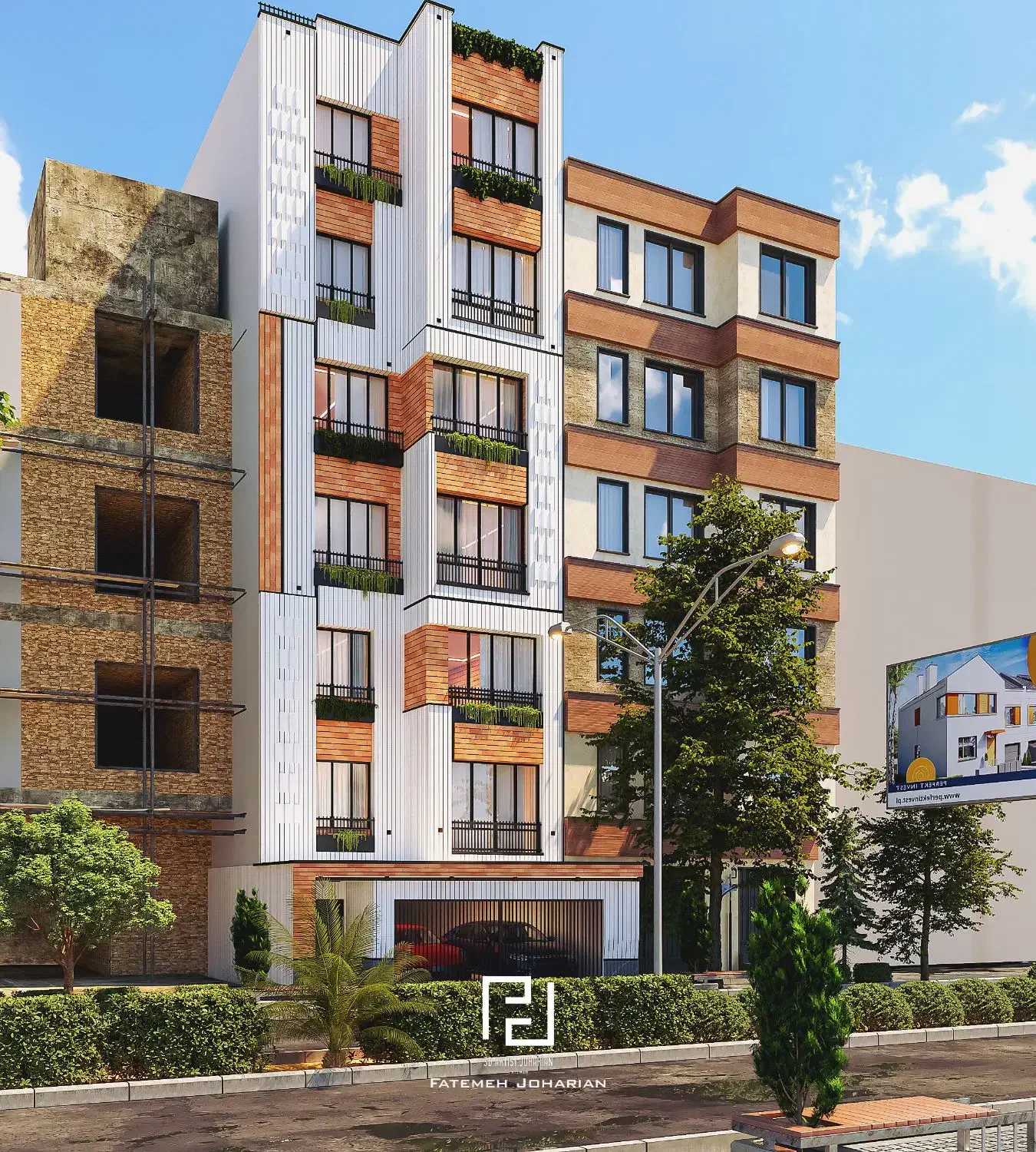 طراحی 3d آشپزخانه ،نما،محوطه|خدمات پیشه و مهارت|خرم‌آباد, |دیوار