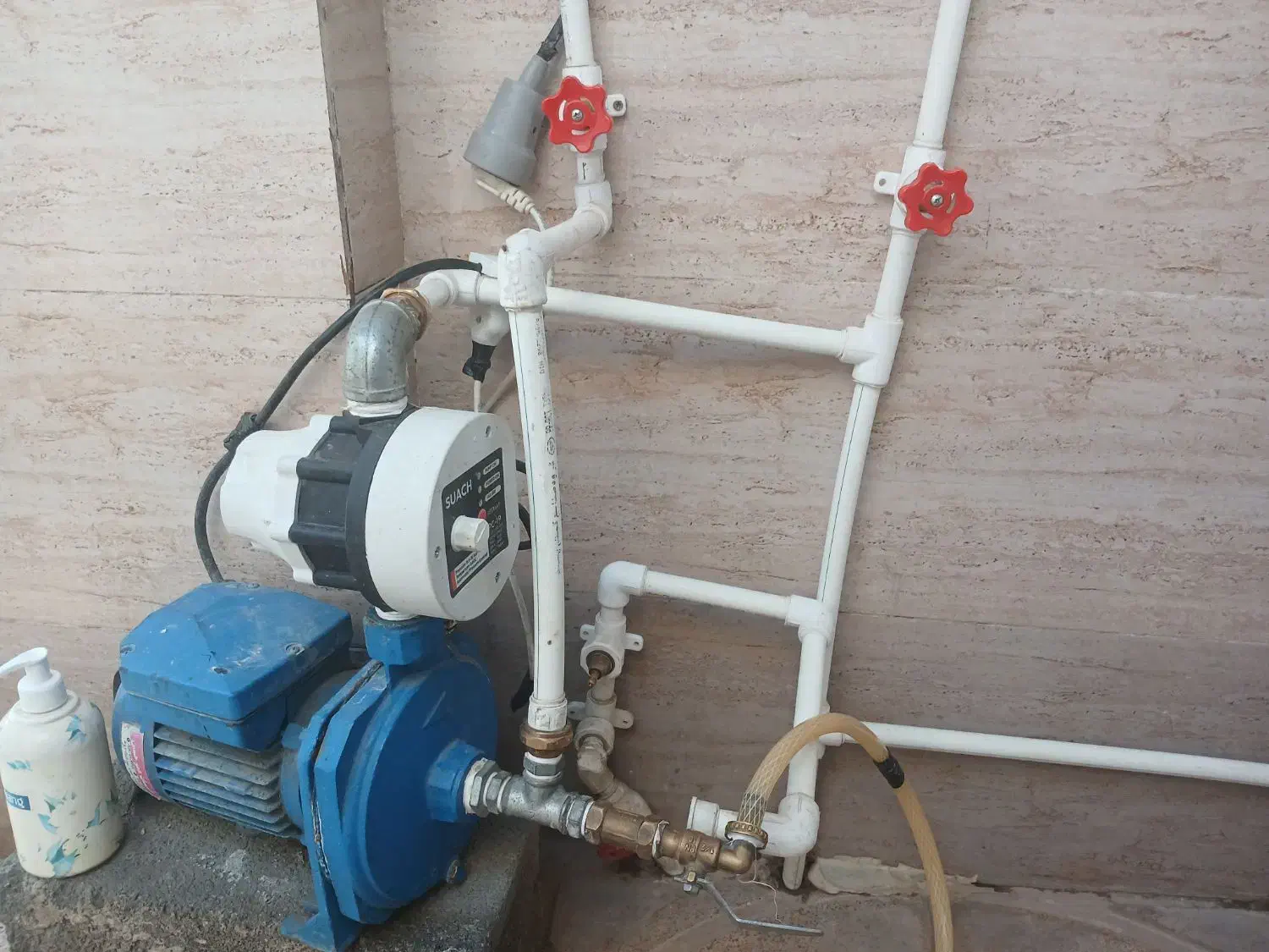 پمپ آب ۱ اسب موتور ژن|مصالح و تجهیزات ساختمان|پاکدشت, پاکدشت (مامازند)|دیوار