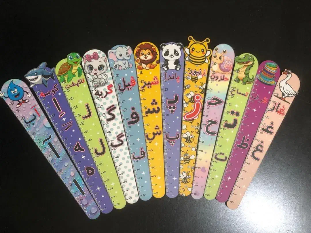 خطکش حروف الفبا سرمدادی گیفت الفبا نشانگر حروف|لوازم التحریر|تهران, خلازیر|دیوار