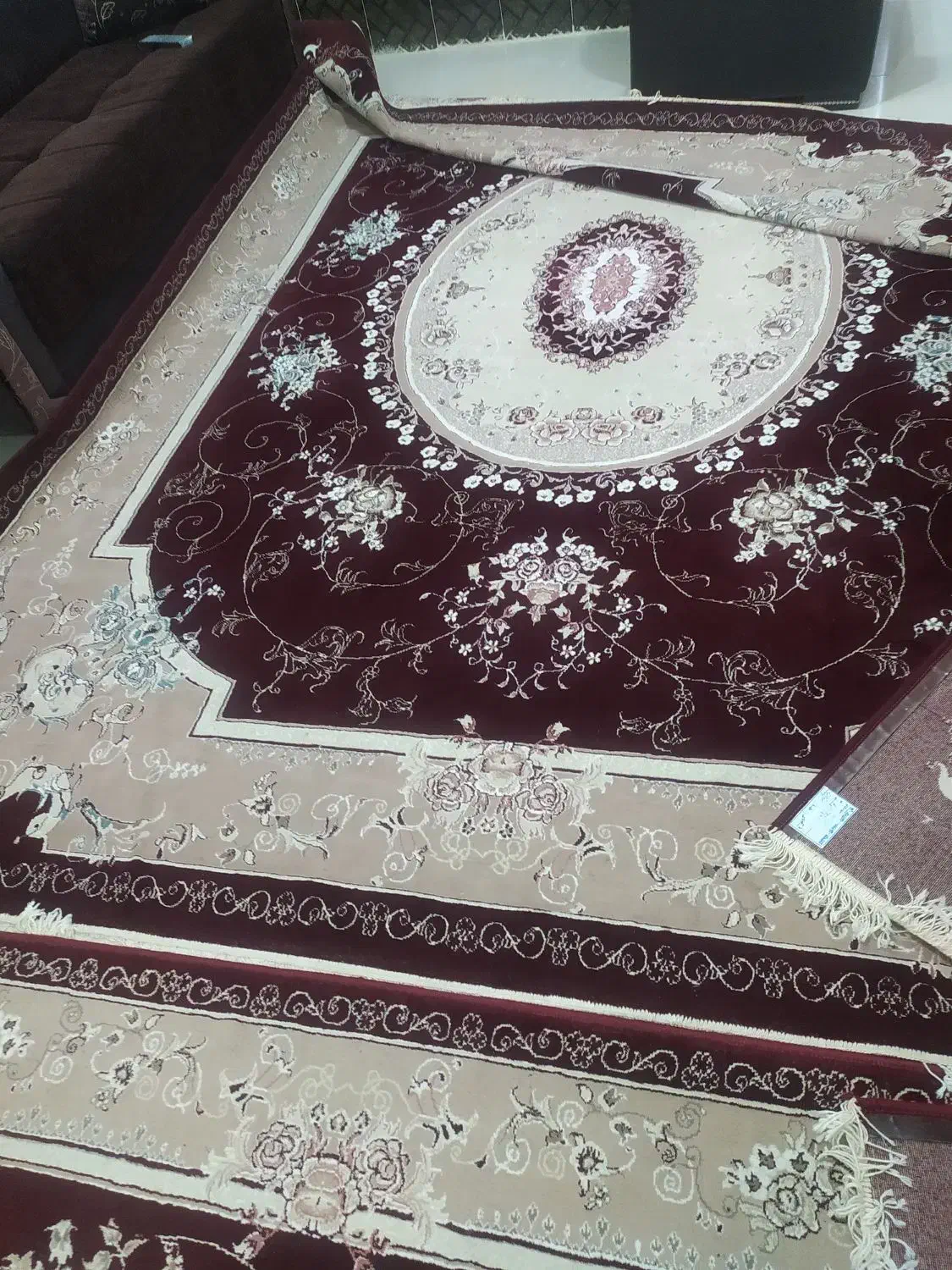 فرش 9 متری پانصد شانه دو عدد|فرش|رشت, سلیمانداراب|دیوار