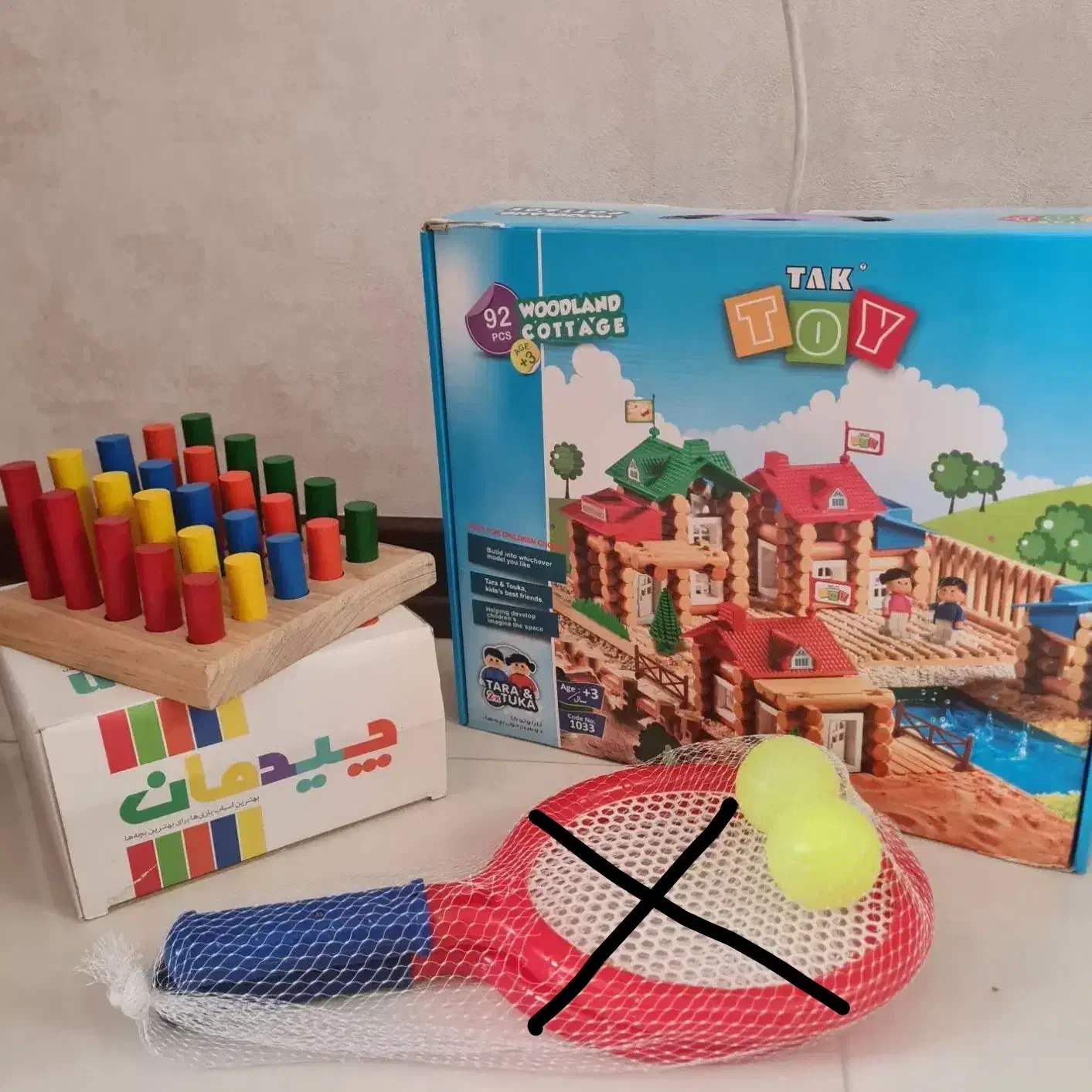 اسباب بازی ساختنی، چیدمان چوبی و عروسک|اسباب‌بازی بچه|تهران, دروازه شمیران|دیوار