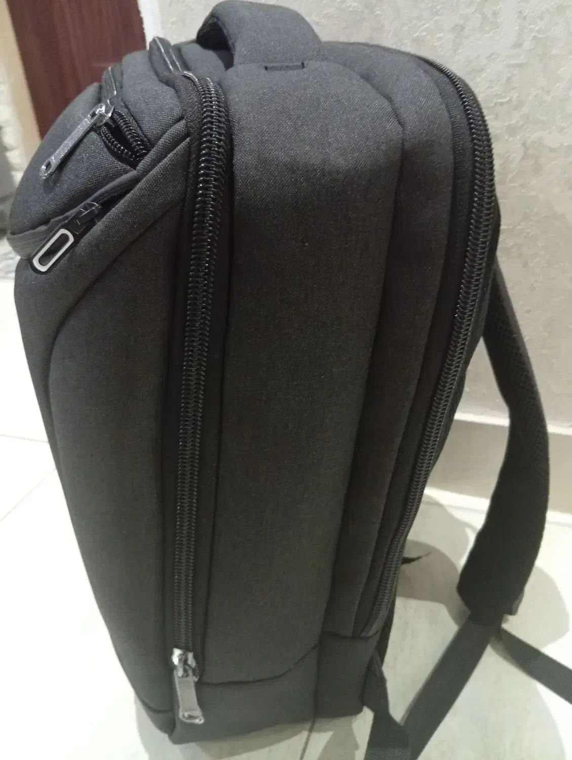 کیف کوله پشتی دانشجویی باکیف لپتاب نو|کیف، کفش، کمربند|رشت, هلال احمر|دیوار