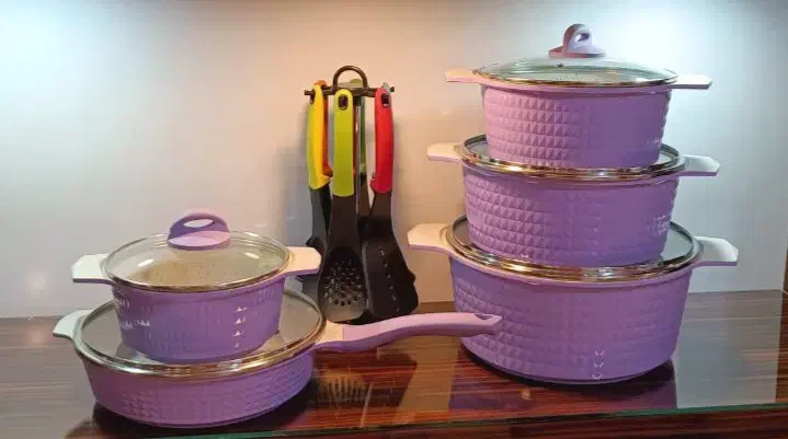 سرویس قابلمه 21 پارچه FESSLE|ظروف پختوپز|هشتگرد, هشتگرد قدیم|دیوار