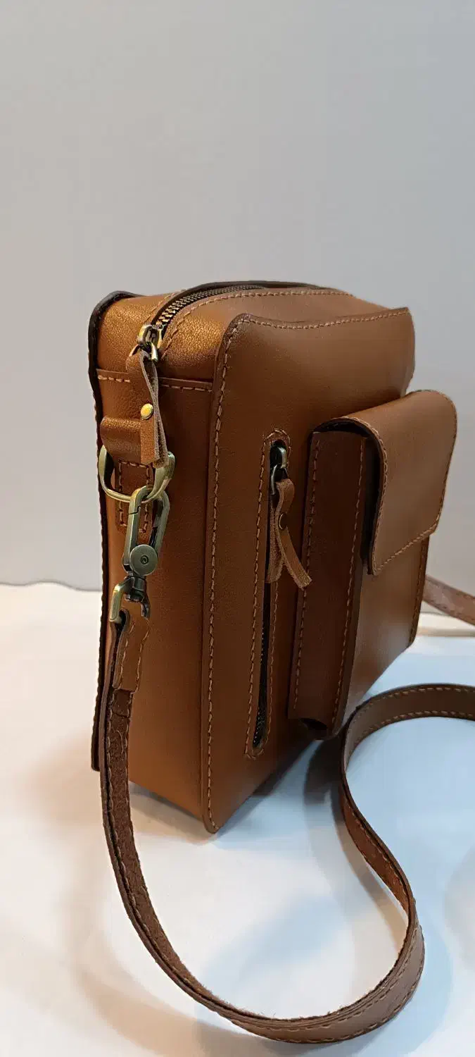 کیفدوشی مردانه دستدوز مدل آرمان|کیف، کفش، کمربند|گرمدره, |دیوار