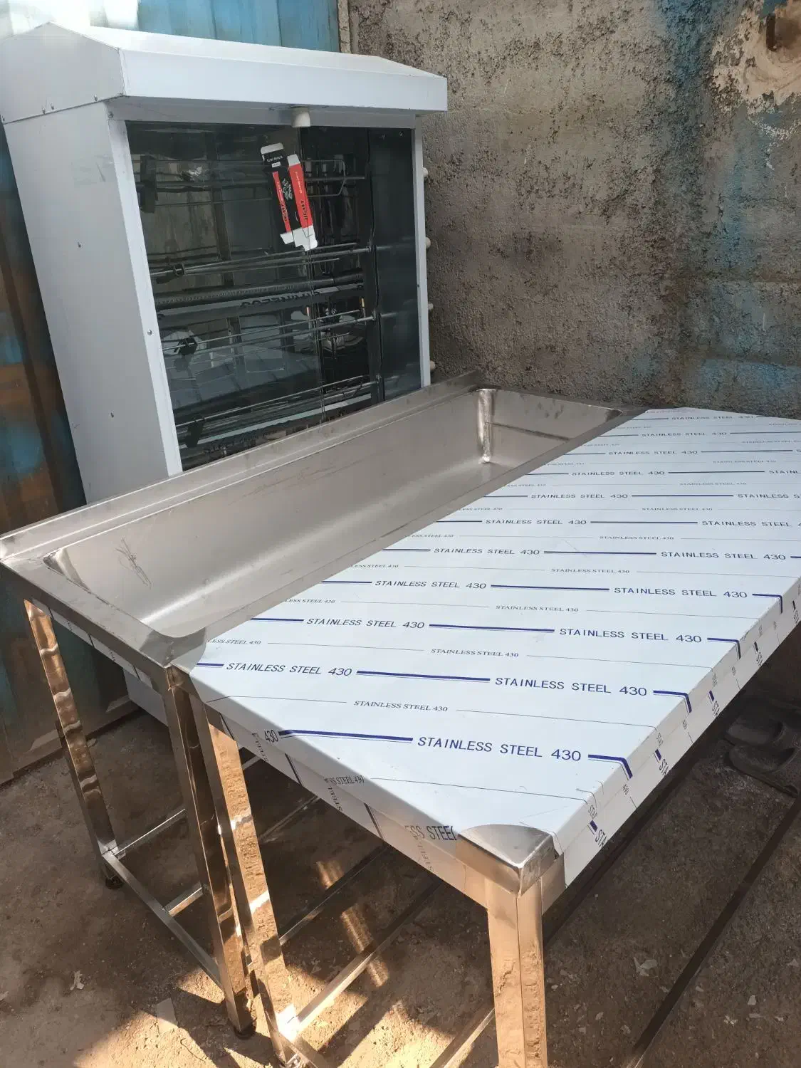 وان میزکار و سینک ترولی آبچکان گرمکن فر ساندویچی|کافیشاپ و رستوران|ساری, |دیوار