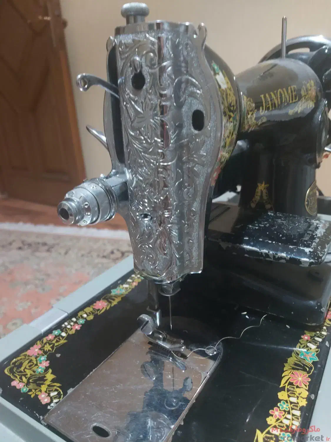 چرخ خیاطی قدیمی ژانومه ژاپن با پدال|کلکسیون و سرگرمی|رشت, امین الضرب|دیوار
