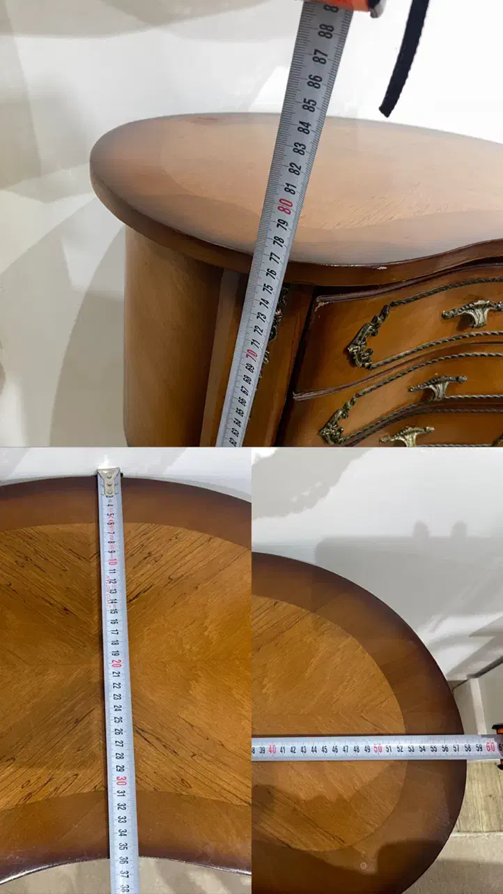 گل میز ۳ کشو چوبی شیک و آنتیک|مبلمان خانگی و میز عسلی|رشت, لاکانی|دیوار