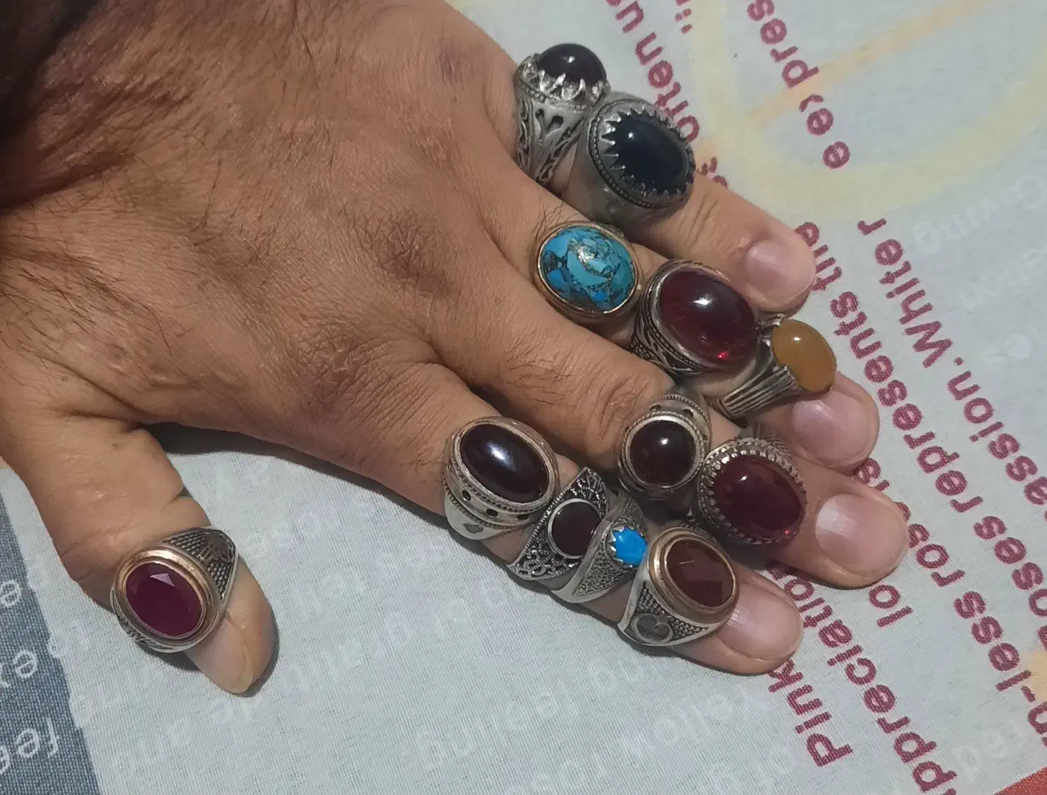 انگشتر نقره قدیمی|کلکسیون اشیاء عتیقه|زاهدان, |دیوار