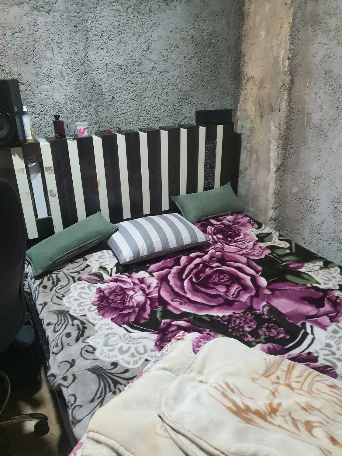 تخت خواب ۲ نفره تمام ام دی اف|تخت و سرویس خواب|چهاردانگه (تهران), |دیوار