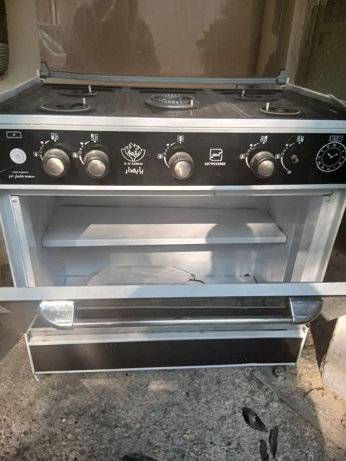 گاز ۵ شعله سالم نو|اجاق گاز و لوازم برقی پختوپز|تهران, دربند|دیوار