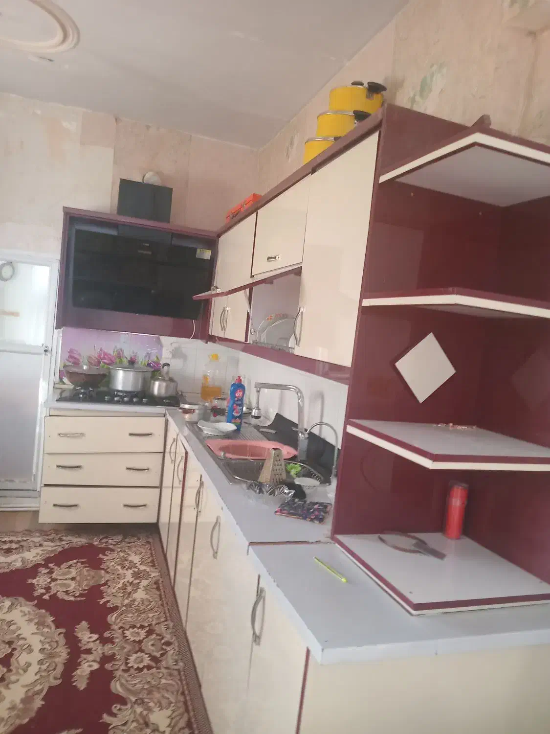 کابینت های گلاس|کتابخانه، شلف، قفسه‌های دیواری|بجنورد, |دیوار