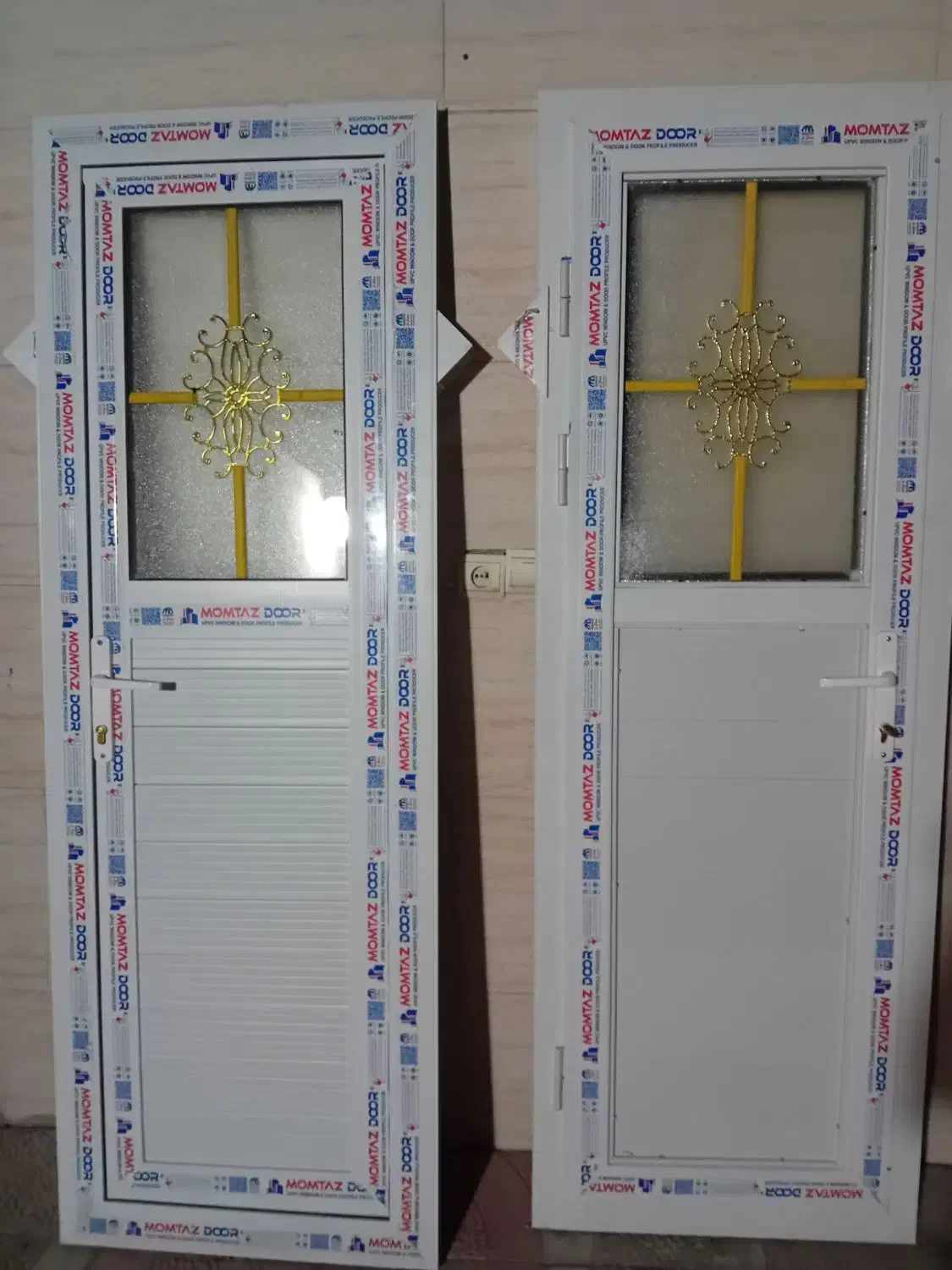 درو پنجره دو جداره پی وی سی نو|مصالح و تجهیزات ساختمان|نسیم‌شهر, |دیوار