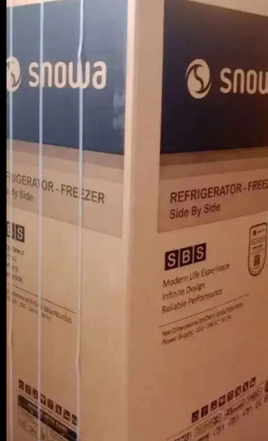 یخچال فریزر سونیا و کارتن یخچال فریزر اسنوا|یخچال و فریزر|لالجین, |دیوار