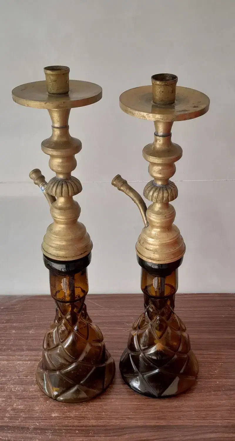 قلیان بزرگ تنه برنجی سنگین|کلکسیون و سرگرمی|لاهیجان, لیالستان|دیوار