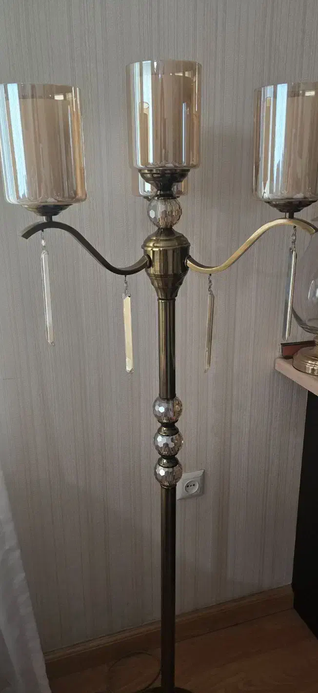 ست آباژور و شمعدان|چراغ خواب و آباژور|تهران, شهرک غرب|دیوار