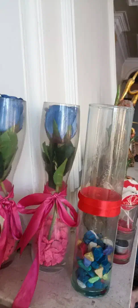 گل مصنوعی همراه گلدان|گل مصنوعی|ری, فیروزآبادی|دیوار