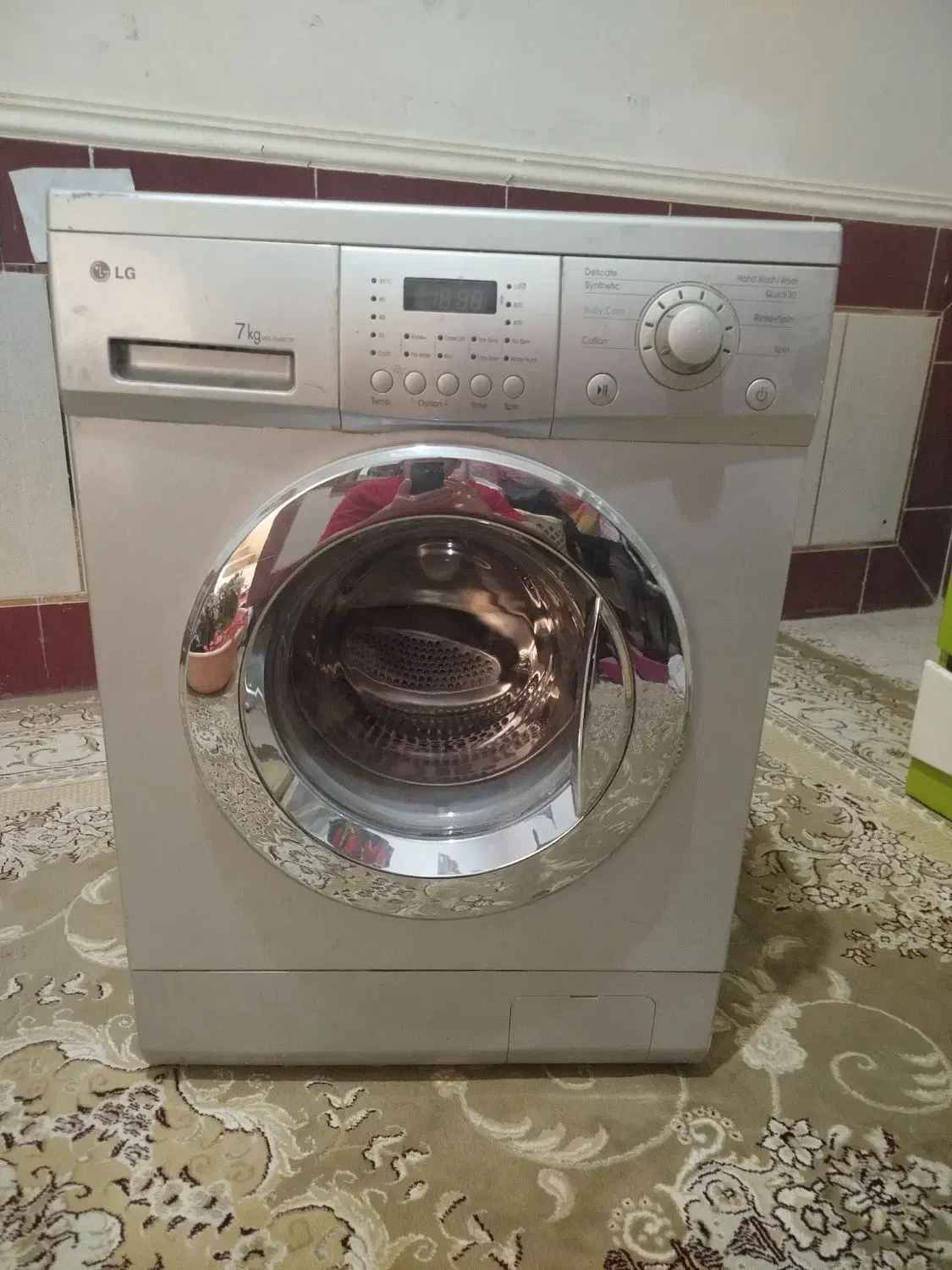 ماشین لباسشویی تمام اتوماتیک|ماشین لباسشویی و خشک‌کن لباس|زهک, |دیوار