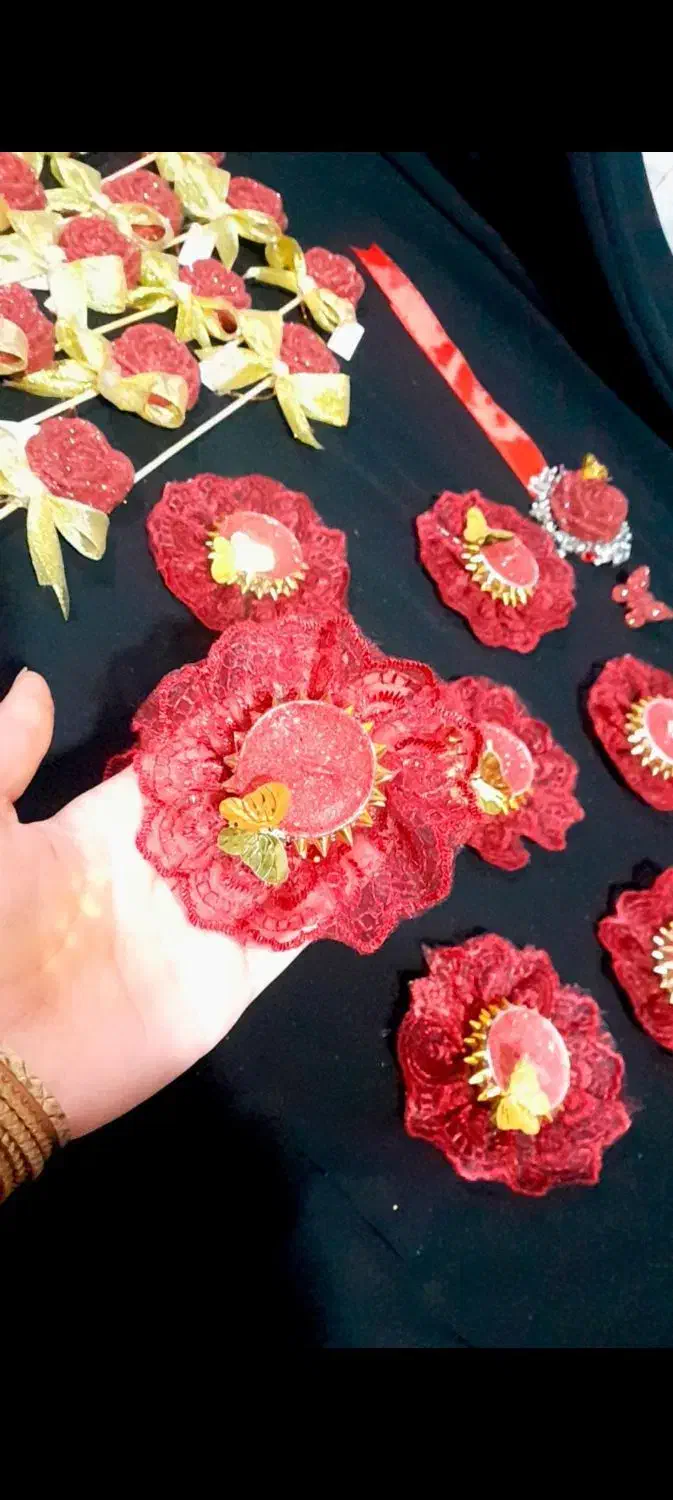 دیزاین سینی حنا دسته گل حنابندان|خدمات پذیرایی، مراسم|زاهدان, |دیوار