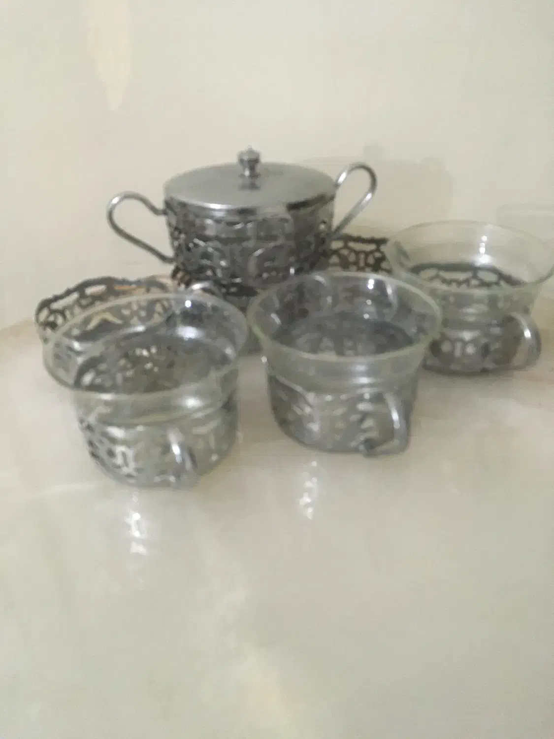 استکان استیل خیلی قدیمی|کلکسیون اشیاء عتیقه|تبریز, |دیوار