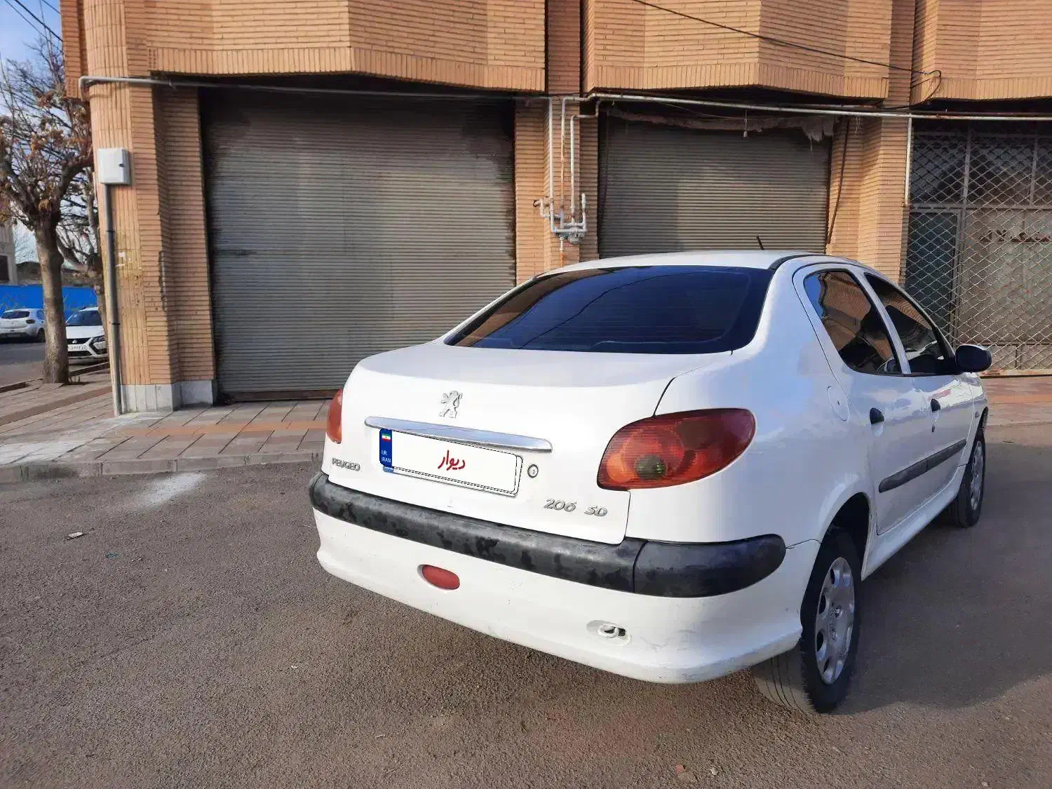 پژو ۲۰۶ مدل ۹۲|خودرو سواری و وانت|زنجان, |دیوار