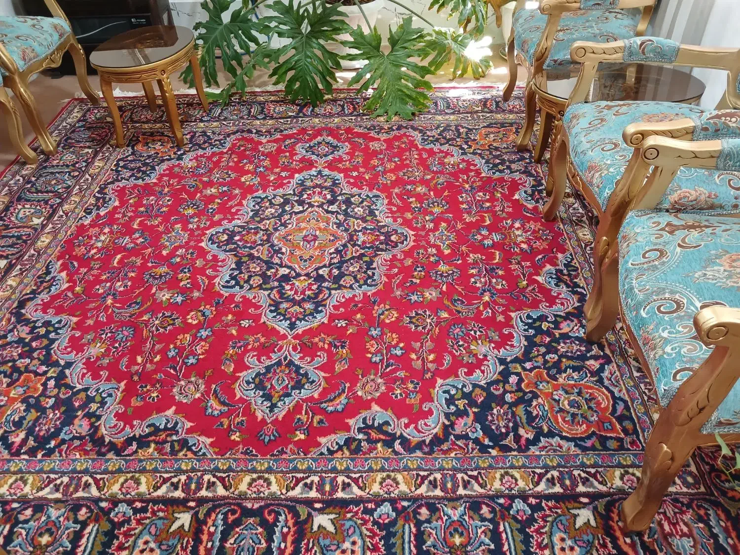فرش دستباف نه متری|فرش|مراغه, |دیوار