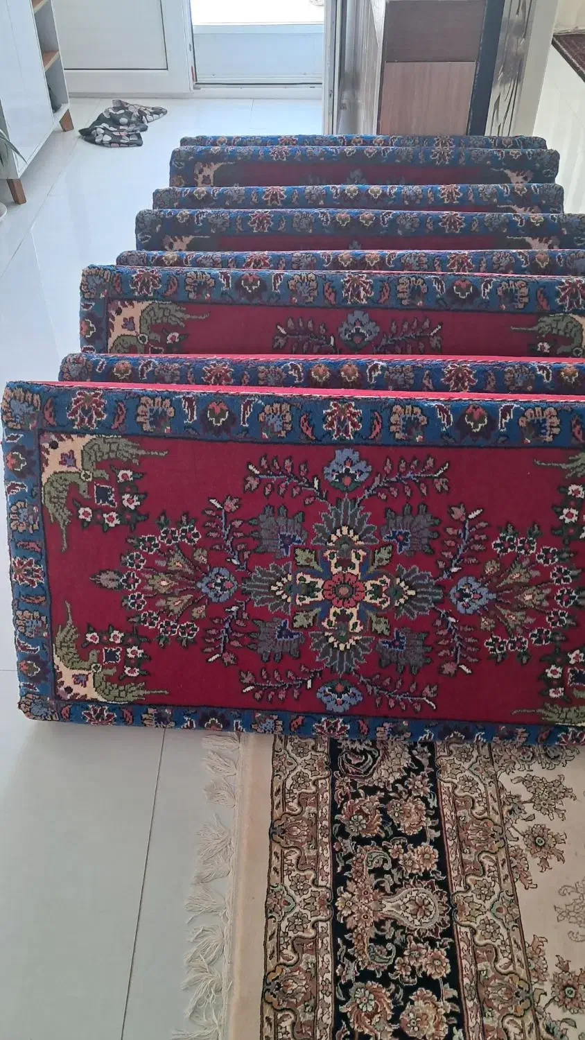 ۸عدد پشتی دستباف بفروش میرسد|پشتی|یونسی, |دیوار