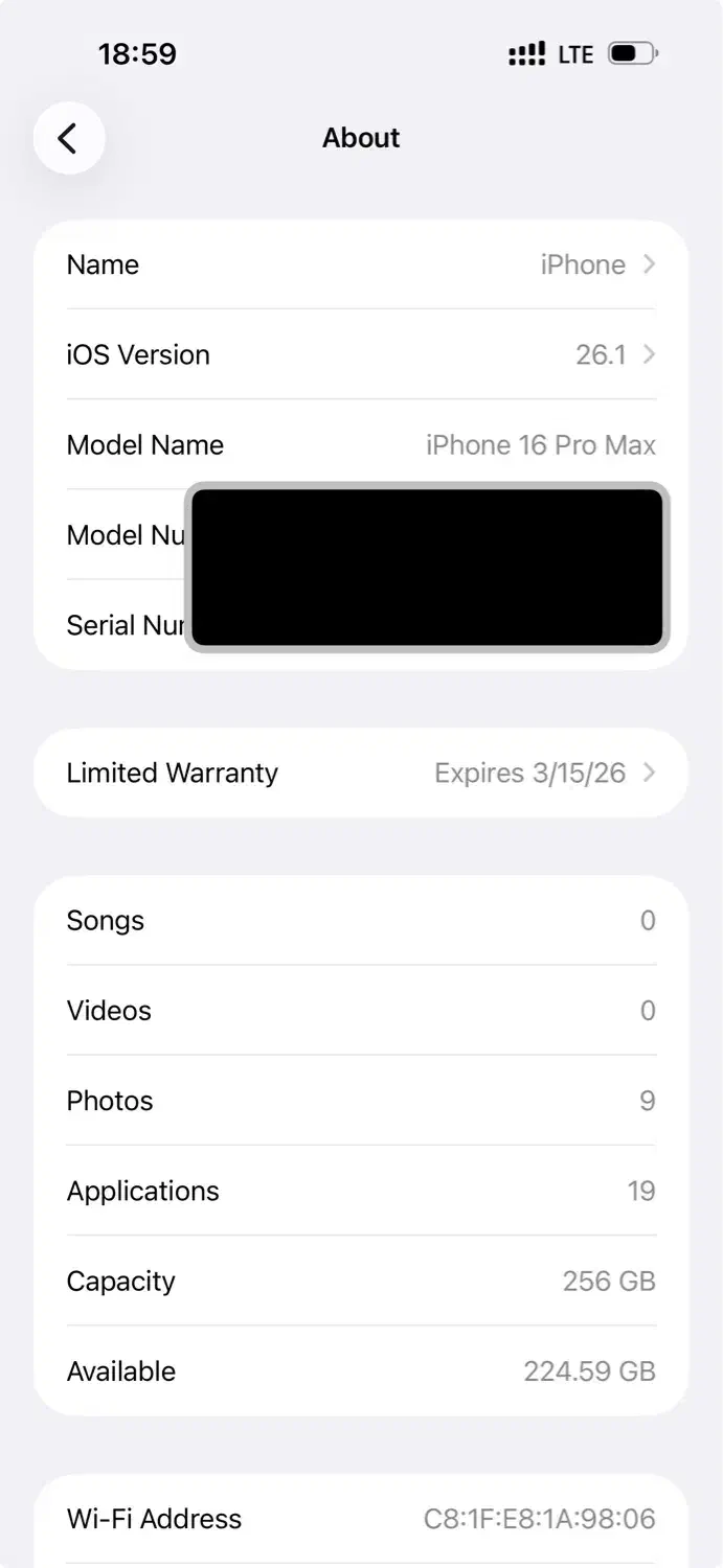 آیفون ۱۶ پرومکس ۲۵۶ گیگ|موبایل|زاهدان, |دیوار