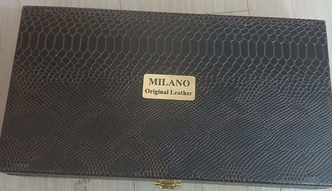 نیم ست هدیه کیف و کمربند چرم با باکس چرمی میلانو|کیف، کفش، کمربند|دزفول, |دیوار
