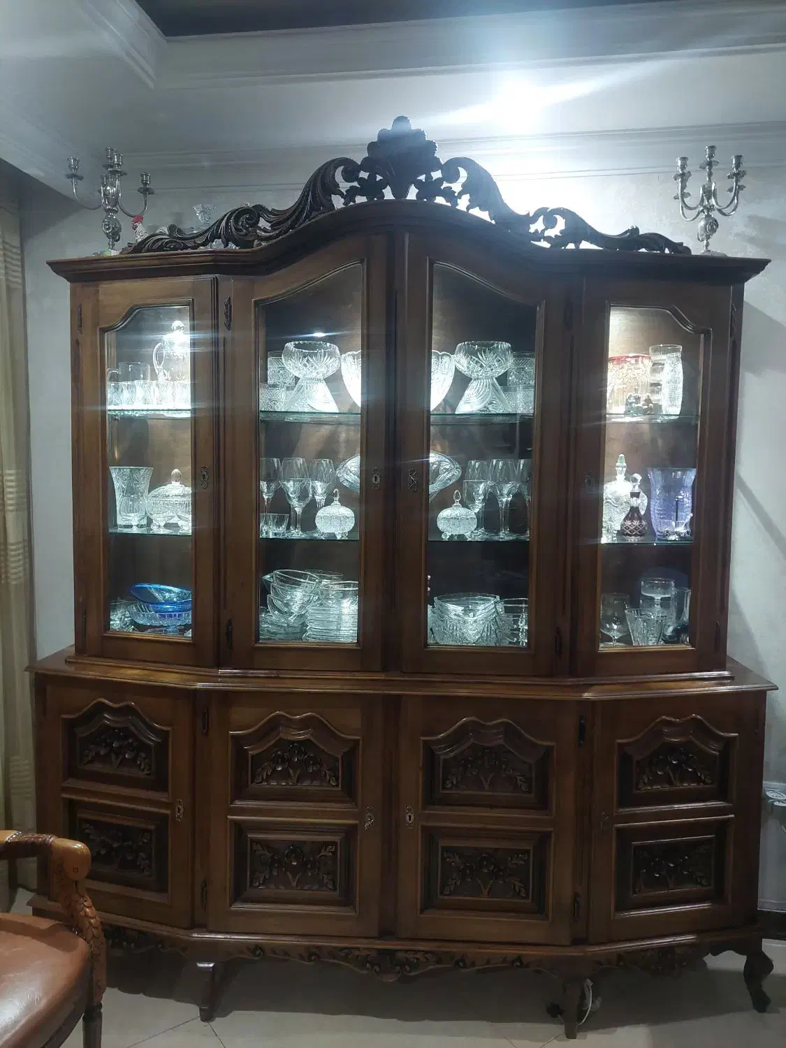 بوفه تمام چوب ساخت گالیستان|بوفه، ویترین، کنسول|تهران, گیشا|دیوار