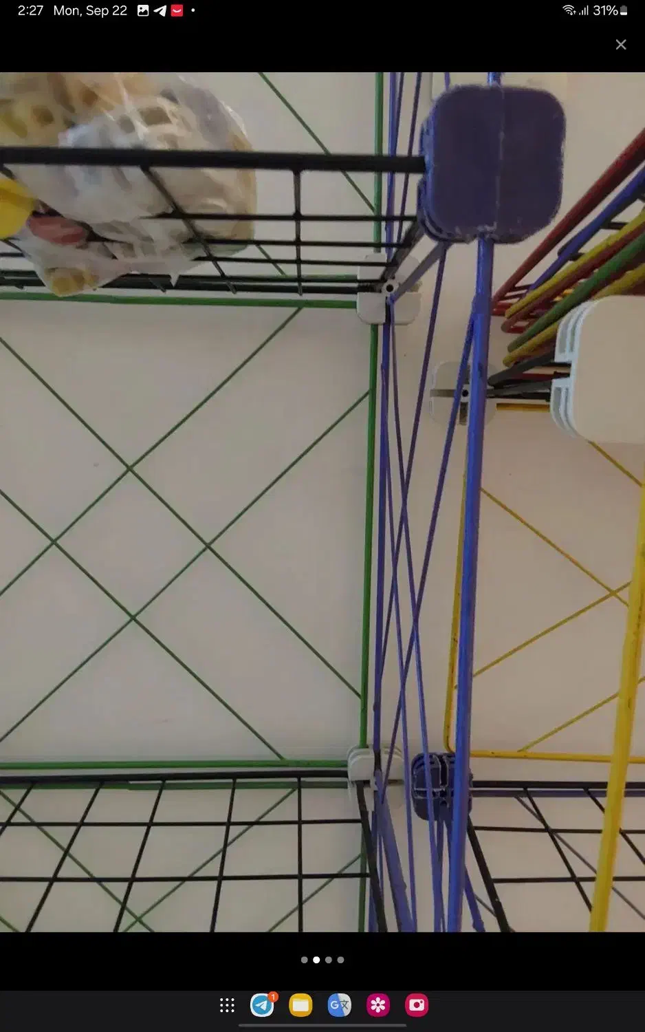 قفسه فلزی رنگی چند منظوره بادوام و محکم|کتابخانه، شلف، قفسه‌های دیواری|کرمانشاه, |دیوار