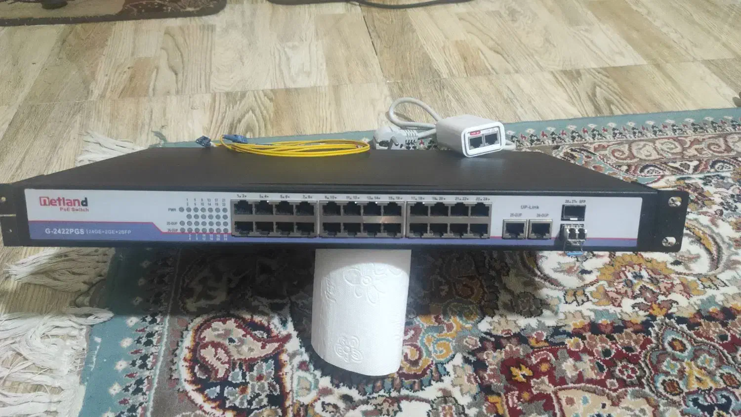 سوئیچ 24 پورت نتلند مدل G2422 در حد نو|مودم و تجهیزات شبکه|تهران, میرداماد|دیوار