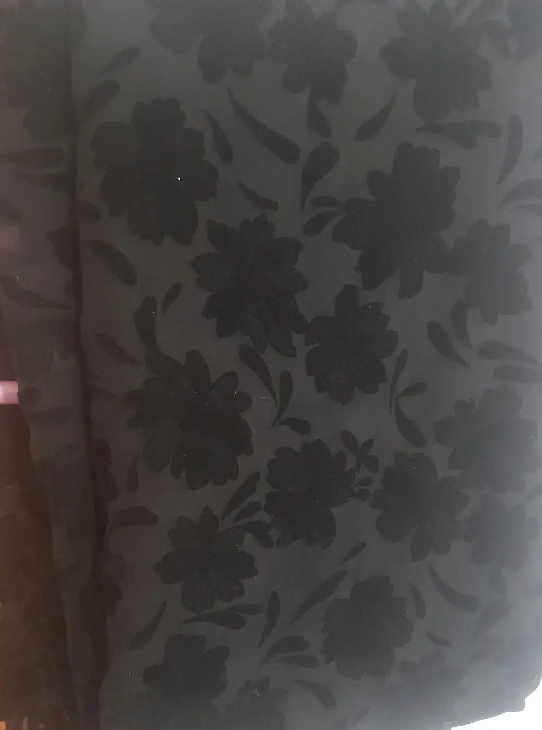 چادرمشکی گل مخمل|لباس|خمینیشهر, |دیوار