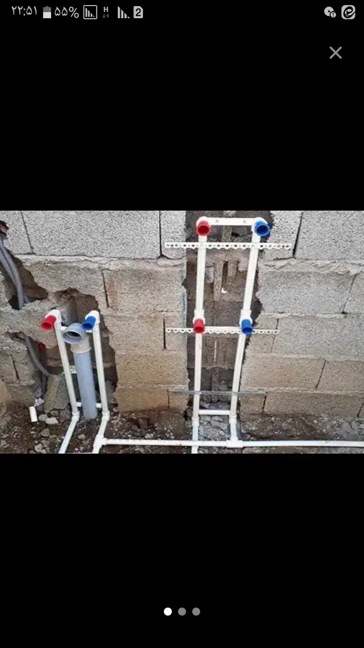 تاسیسات لوله کشی آب ، فاضلاب و گاز|خدمات پیشه و مهارت|الیگودرز, |دیوار