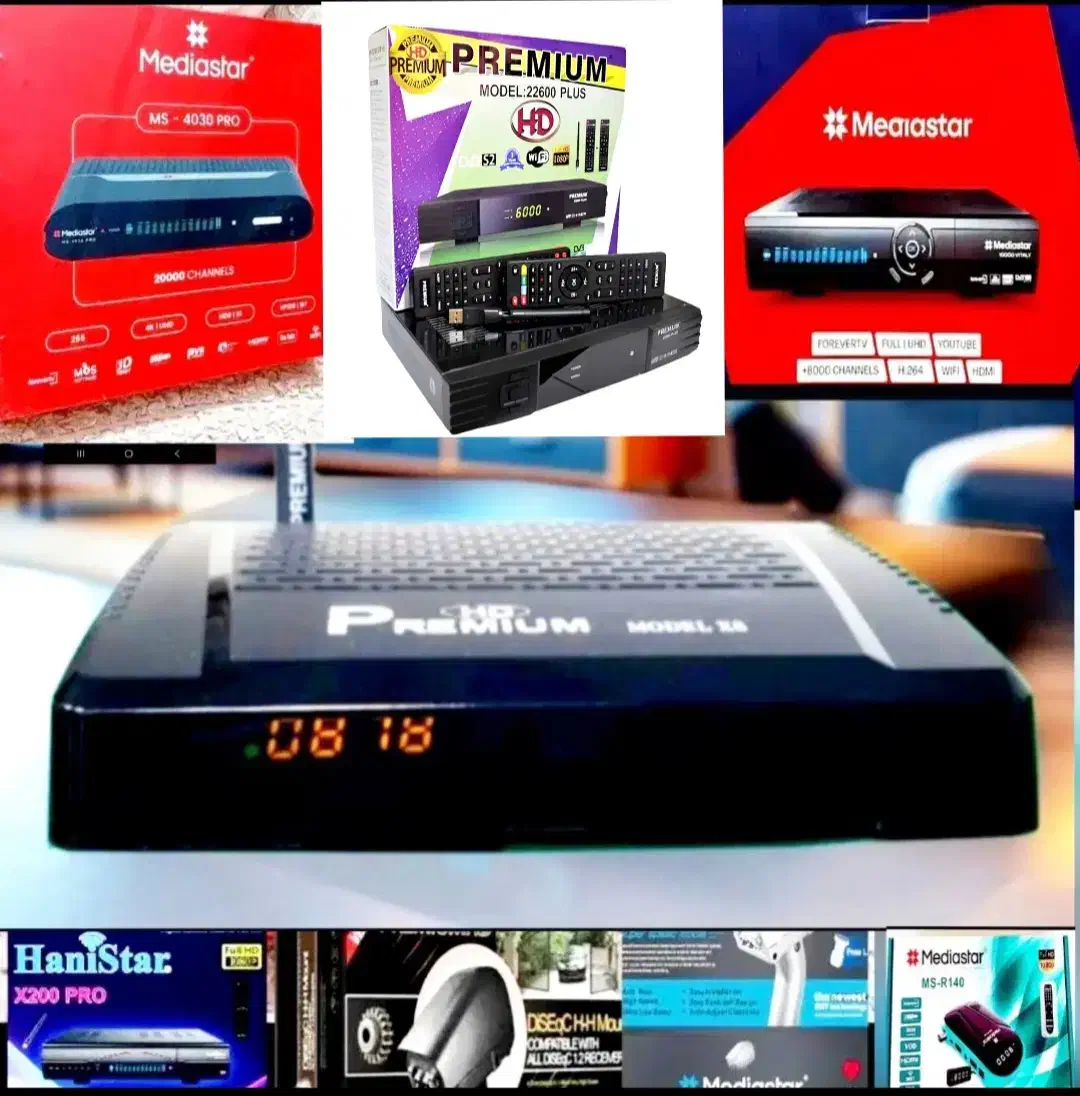 گیرنده های جدید full hd ده بیت و 4k و آنتن گردان|صوتی و تصویری|تهران, امام زاده حسن|دیوار