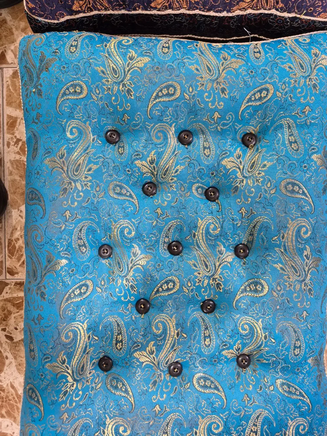 پشتی ترمه اصل طرح تعویض|پشتی|یزد, |دیوار