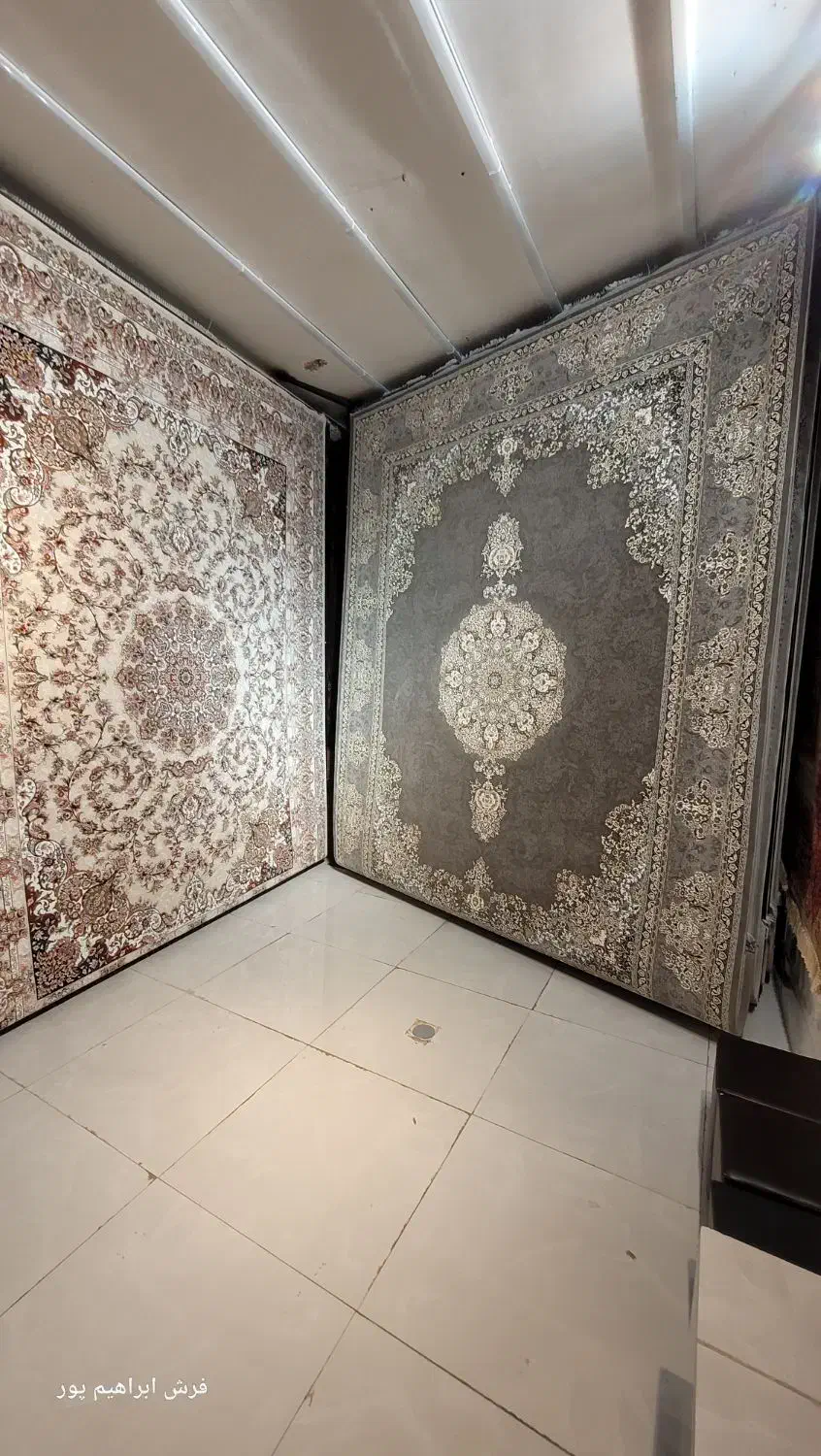پرنیان نقره ای 1200 شانه اصلی تخفیفی|فرش|مشهد, سراب|دیوار