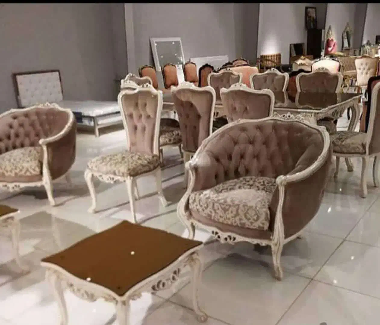 مدل زمرد ۷نفره باجلومبلی ست|مبلمان اداری|نسیم‌شهر, |دیوار