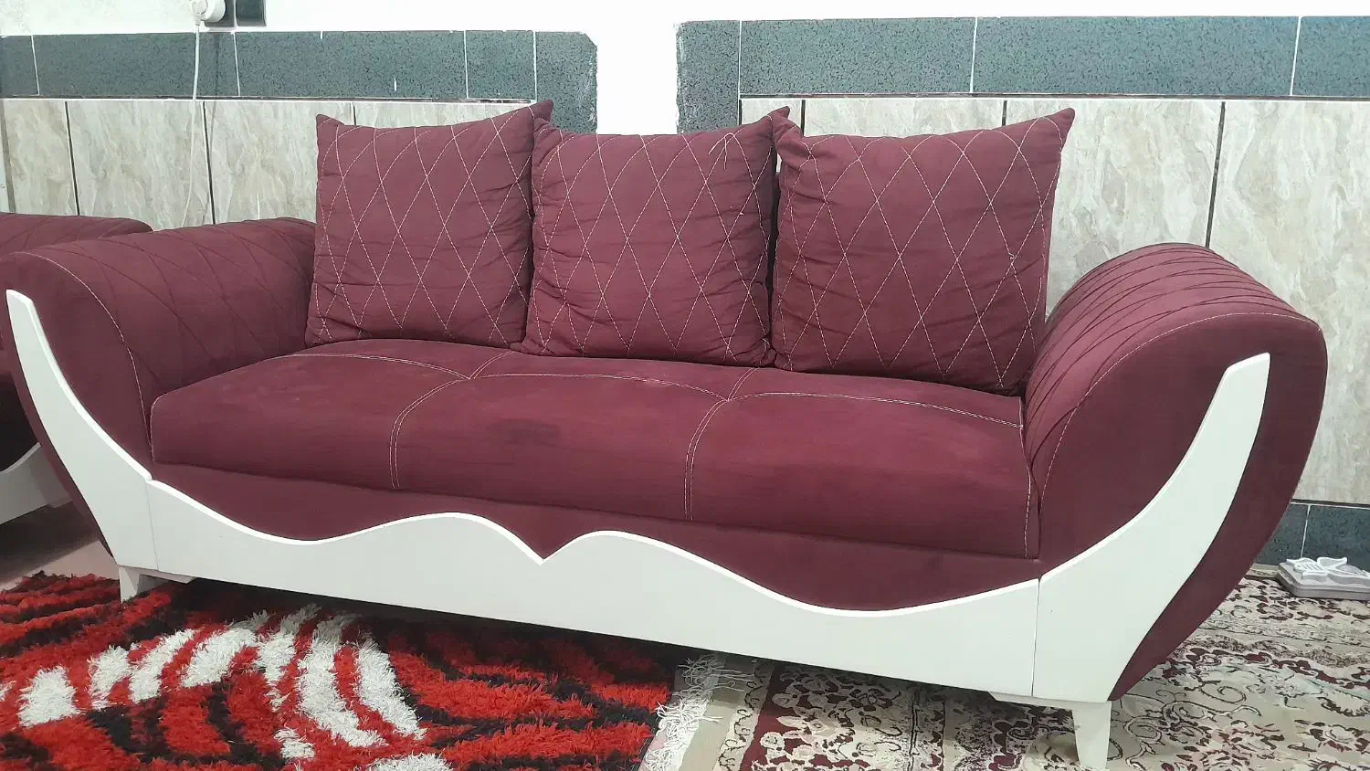 مبل۷نفره|مبلمان خانگی و میز عسلی|آزادشهر, |دیوار